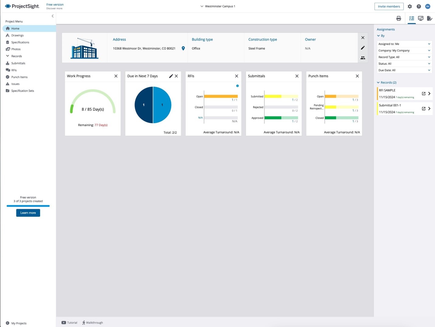 Trimble Makes ProjectSight Free