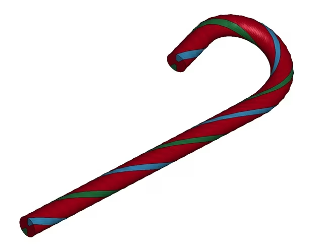 The Candy Cane Drops and Shatters