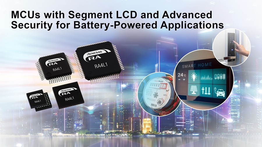 Renesas Unveils RA4L1 MCUs for IoT, Smart Locks, Water Meters