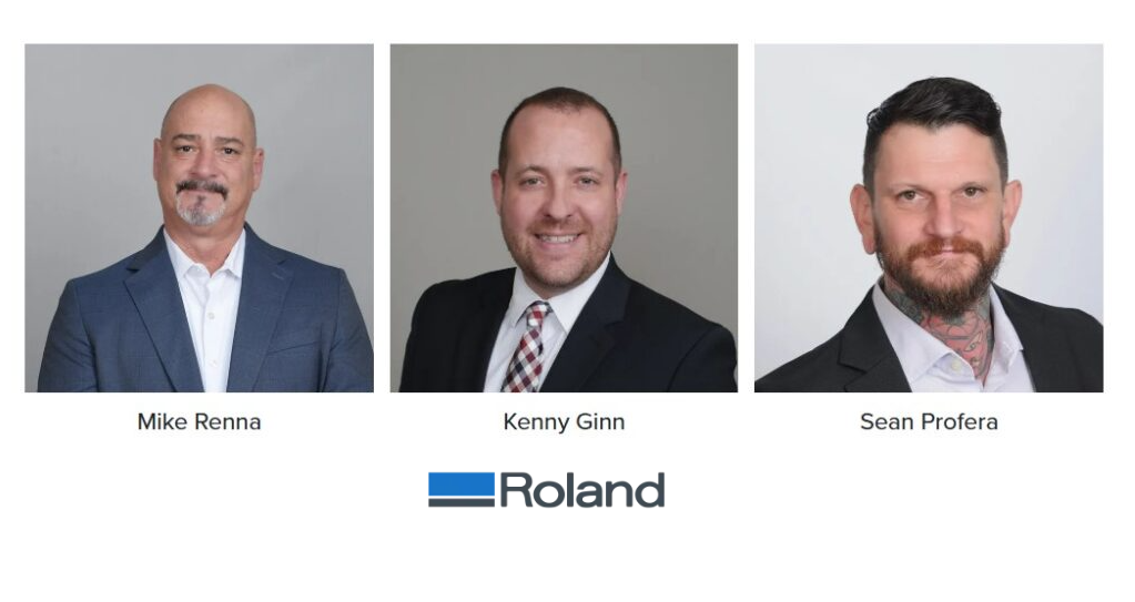 Roland DGA Strengthens Sales Team with Leadership Changes