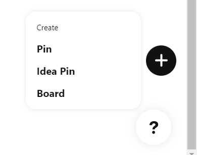 Pinterest create pin or board
